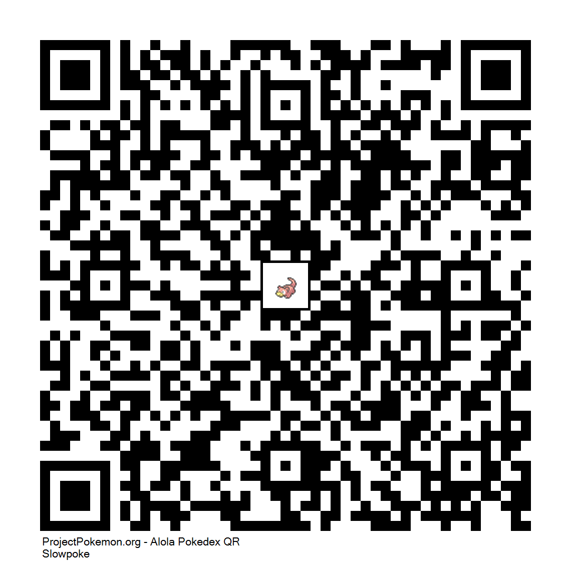 Cdigo QR de Slowpoke